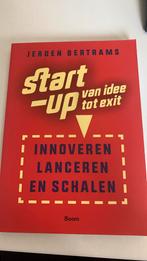 Jeroen Bertrams - Start-up: van idee tot exit, Ophalen of Verzenden, Zo goed als nieuw, Jeroen Bertrams