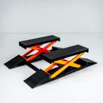 1:18 miniatuur poetsbrug hefbrug autobrug zwart-oranje decor, Hobby en Vrije tijd, Ophalen of Verzenden, Nieuw, Auto