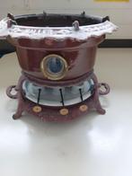 Drie pits emaille peterolie stel, Ophalen of Verzenden