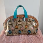 Fossil Key Per handtas make-up tasje gecoat vogelkooi beige, Beige, Minder dan 40 cm, Minder dan 35 cm, Zo goed als nieuw