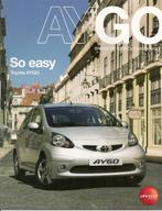 Folder Toyota Aygo, incl. 6 pag. prijslijst, maart 2007, Ophalen of Verzenden, Nieuw, Toyota