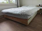 Bed - MANDAL - Met opberglades - 160x200 - incl. matras, Ophalen, Gebruikt, Wit, Tweepersoons