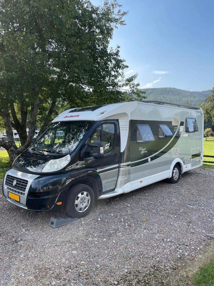 Camper te koop, Caravans en Kamperen, Campers, Particulier, tot en met 3, Half-integraal, Dethleffs, Fiat, Diesel, Handgeschakeld