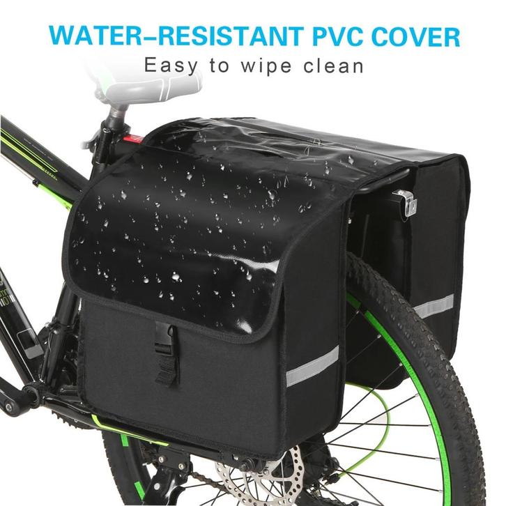 Fietstas Achterdrager 28L - Waterdichte Fiets Tas, Fietsen en Brommers, Fietsaccessoires | Fietstassen, Nieuw, Verzenden