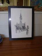 Tekening stadhuis Veere, Ophalen of Verzenden