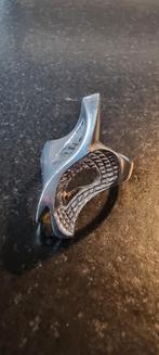 Zilveren modernist ring Denmark, 18 tot 19, Verzenden, Zo goed als nieuw, Dame