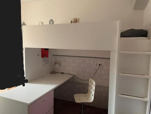 Ikea hoogslaper, Huis en Inrichting, Slaapkamer | Stapelbedden en Hoogslapers, Gebruikt, Hoogslaper, 90 cm, 200 cm, Eenpersoons