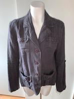 Tom Tailor blazer met veel zakken grijs maat 42 dames, Maat 42/44 (L), Zo goed als nieuw, Jasje, Grijs