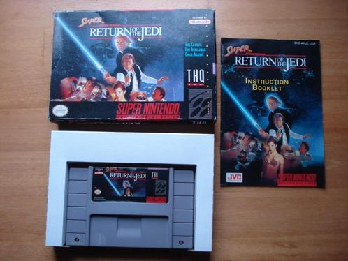 Super star wars the return of the jedi snes usa, Spelcomputers en Games, Games | Nintendo Super NES, Zo goed als nieuw, Platform