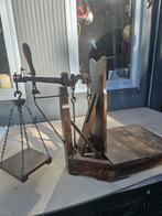 Weegschaal oud, Witgoed en Apparatuur, Weegschalen, Ophalen, Winkelweegschaal, 1 tot 500 gram, Gebruikt