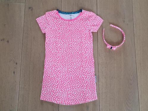 Roze jurkje met diadeem van B.Nosy maat 116, valt als mt 110, Kinderen en Baby's, Kinderkleding | Maat 110, Gebruikt, Meisje, Jurk of Rok