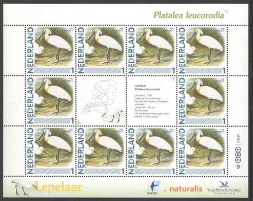 Postzegels Vogels in Nederland: Lepelaar, Postzegels en Munten, Postzegels | Nederland, Postfris, Na 1940, Ophalen of Verzenden