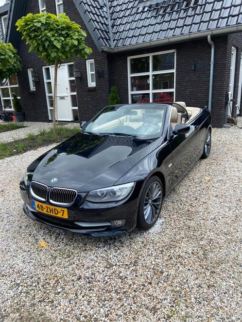 BMW 3-Serie 2.0 I 320 Cabrio 125KW 2012 Zwart, Auto's, BMW, Particulier, 3-Serie, ABS, Airbags, Airconditioning, Alarm, Bluetooth