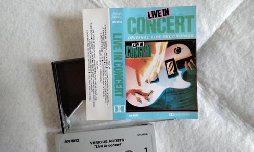Cassette Herman Brood E.L.P. Free Motorhead UFO Live Concert, Cd's en Dvd's, Cassettebandjes, Gebruikt, Origineel, Rock en Metal