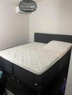 Swiss Sense elektrische boxspring met topper, Ophalen, Gebruikt, Tweepersoons, Grijs