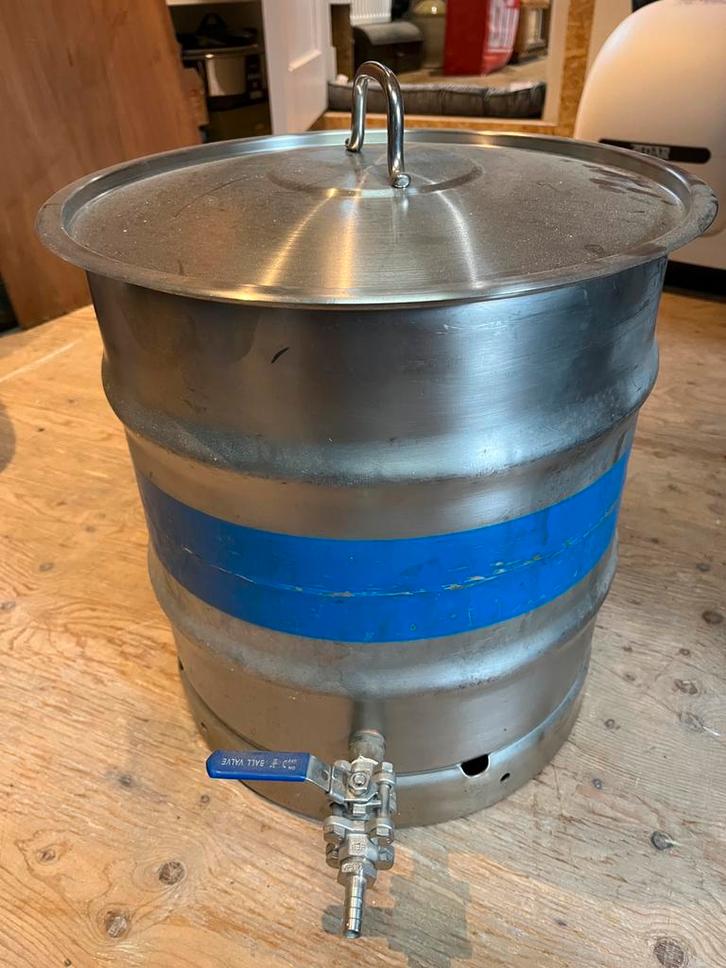 Brouwspullen bierbrouw fust rvs kranen, Hobby en Vrije tijd, Overige Hobby en Vrije tijd, Gebruikt, Ophalen