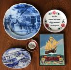 Sierborden en cloisonné tegel, Antiek en Kunst, Ophalen of Verzenden