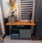 Industriële buitenkeuken - vintage werkbank - kookeiland, Ophalen, Zo goed als nieuw