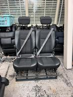 2 persoons bankje half leer 3p gordels isofix oldtimer bus, Auto-onderdelen, Ophalen of Verzenden, Gebruikt, Renault