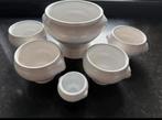 Soepterrine set met leeuwenkoppen, Gebruikt, Overige typen, Ophalen of Verzenden, Overige stijlen