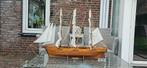 Decoratieve Houten Boot Model, Hobby en Vrije tijd, Modelbouw | Boten en Schepen, Ophalen, Zo goed als nieuw