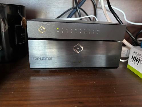 Silent Angel Bonn N8 switch + Forester F1 lineaire voeding, Audio, Tv en Foto, Overige Audio, Tv en Foto, Gebruikt, Ophalen of Verzenden