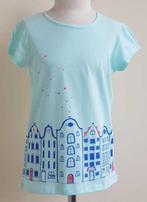 Palomino lichtblauw t-shirt met grachtenhuisjes mt. 140 NW, Palomino, Meisje, Nieuw, Ophalen of Verzenden