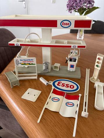 Playmobil Vintage Esso Tankstation  Set  Origineel Go beschikbaar voor biedingen