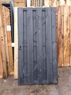 Poortdeur zwart 90x180, Tuin en Terras, Tuinpoorten, Nieuw, Ophalen