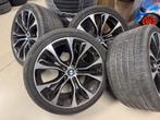BMW X5 F15 X6 F16 21” breedset met Hankook banden en tpms, Ophalen, Gebruikt, 285 mm, Banden en Velgen