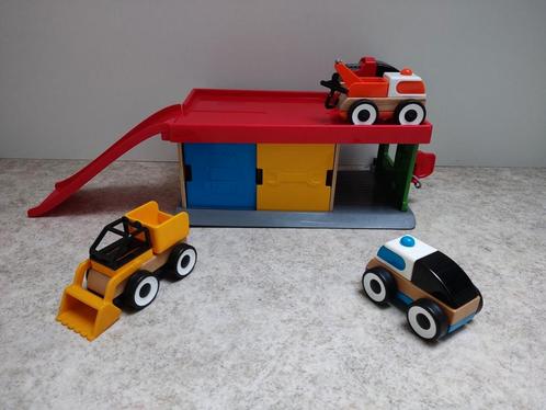 Garage met autos, Kinderen en Baby's, Speelgoed | Speelgoedvoertuigen, Zo goed als nieuw, Ophalen of Verzenden