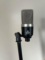 Microfoon met statief en audio mixer, Muziek en Instrumenten, Microfoons, Ophalen, Zo goed als nieuw, Studiomicrofoon