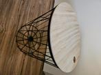 Draadmand met houten deksel, Huis en Inrichting, Ophalen, Zo goed als nieuw, Rond, Riet