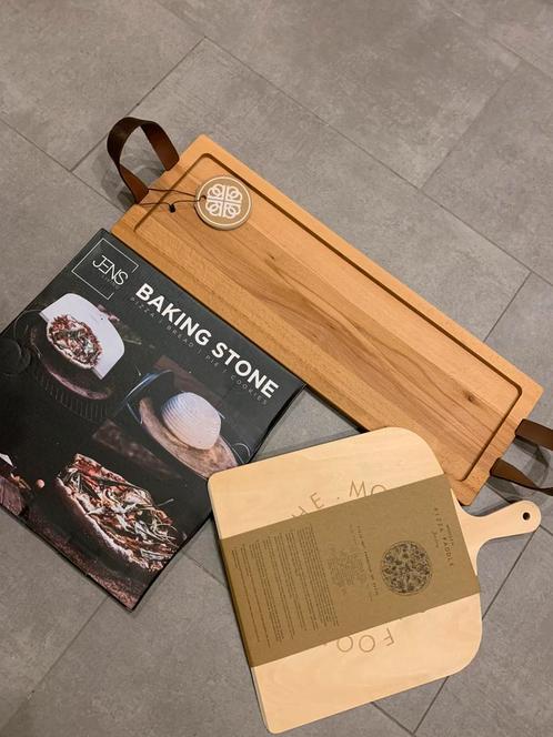 Tapas plank, baking stone steen pizza, pizza plank paddle, Tuin en Terras, Pizzaovens, Nieuw, Ophalen of Verzenden
