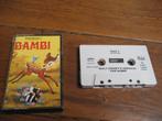 Bambi walt disney cassette, Cd's en Dvd's, Cassettebandjes, Ophalen of Verzenden, Zo goed als nieuw, Kinderen en Jeugd, 1 bandje