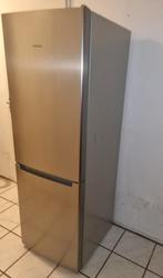 Siemens koelkast + vrieskast combi, grijs, 173x63, Gebruikt, 200 liter of meer, 60 cm of meer, Met aparte vriezer