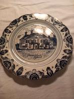 Delftsblauw wandbord gemeentehuis Nijkerk, Antiek en Kunst, Ophalen of Verzenden