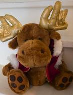 Schattige Pluche Eland met Gouden Gewei, Verzamelen, Ophalen of Verzenden, Stoffen beer, Overige merken