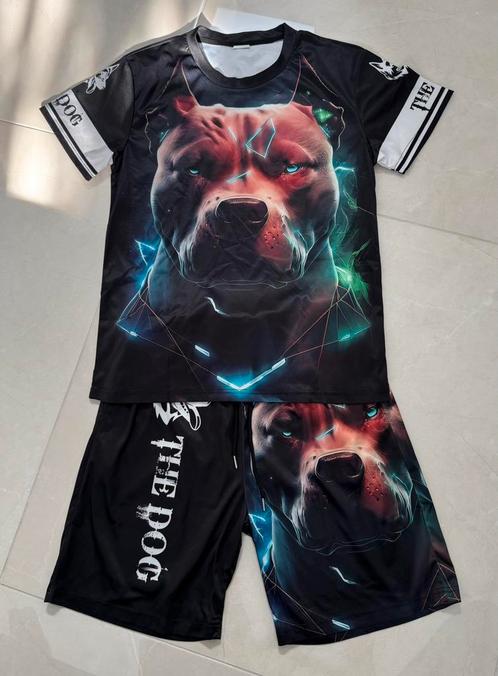 Stoere jongens heren set T-shirt + korte broek S the dog, Kleding | Heren, T-shirts, Zo goed als nieuw, Maat 46 (S) of kleiner