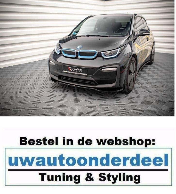 Maxton Design Spoiler Lip Splitter Voor Bmw i3 Mk1 Facelift, Auto diversen, Tuning en Styling, Verzenden
