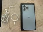 Apple Iphone 13 pro max blauw met orginele magsafe hoesje, Ophalen, Zo goed als nieuw, Blauw, 128 GB