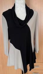 Joseph Ribkoff zwart/beige top maat 40[Dm], Maat 38/40 (M), Zwart, Ophalen of Verzenden, Zo goed als nieuw