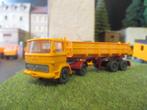 Mercedes Benz LPS 1519 kipper oplegger Wiking 677 1975-77 #1, Hobby en Vrije tijd, Modelauto's | 1:87, Ophalen of Verzenden, Zo goed als nieuw