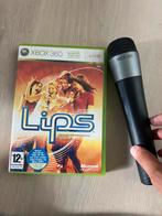 Lips Xbox 360 + Microfoon, Spelcomputers en Games, Games | Xbox 360, Muziek, Gebruikt, 2 spelers, Eén computer