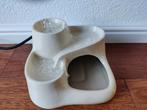 Keramische drinkfontein met pomp en gaasfilter, Ophalen of Verzenden, Automatisch, Gebruikt