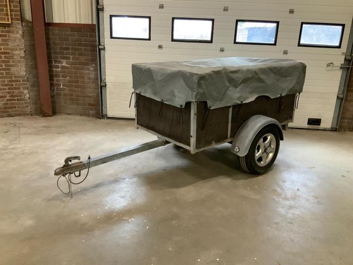 Aanhanger huif Aanhangwagen met zeil bagagewagen, Auto diversen, Aanhangers en Bagagewagens, Ophalen