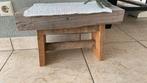 Houten vensterbank krukje/bankje 45x21,5 cm., Ophalen of Verzenden, Zo goed als nieuw