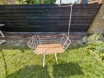Vintage babywieg met hemel uit jaren 60, Ophalen, Gebruikt, Wieg