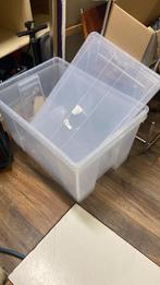 Twee grote ikea opbergboxen, Doe-het-zelf en Verbouw, Kratten en Dozen, Ophalen of Verzenden, Zo goed als nieuw, Doos, Minder dan 35 cm
