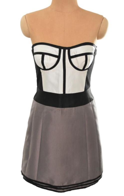 Reiss jurkje, strapless jurk, zijde, Mt. XS / S, Kleding | Dames, Jurken, Zo goed als nieuw, Maat 34 (XS) of kleiner, Boven de knie